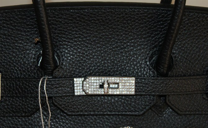 High Quality Fake Hermes Birkin Hello Kitty 35CM Togo Leather Bag Black HK0001 (8)
